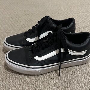 Vans Black and White Women's Sneakers